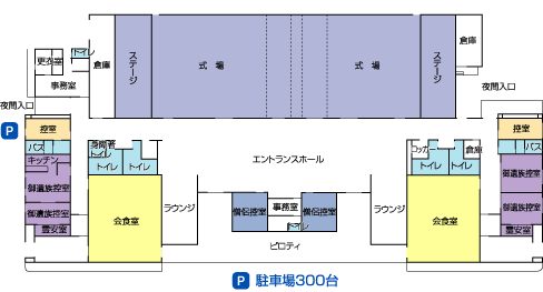 ア・ソシエすけだ　施設概略図